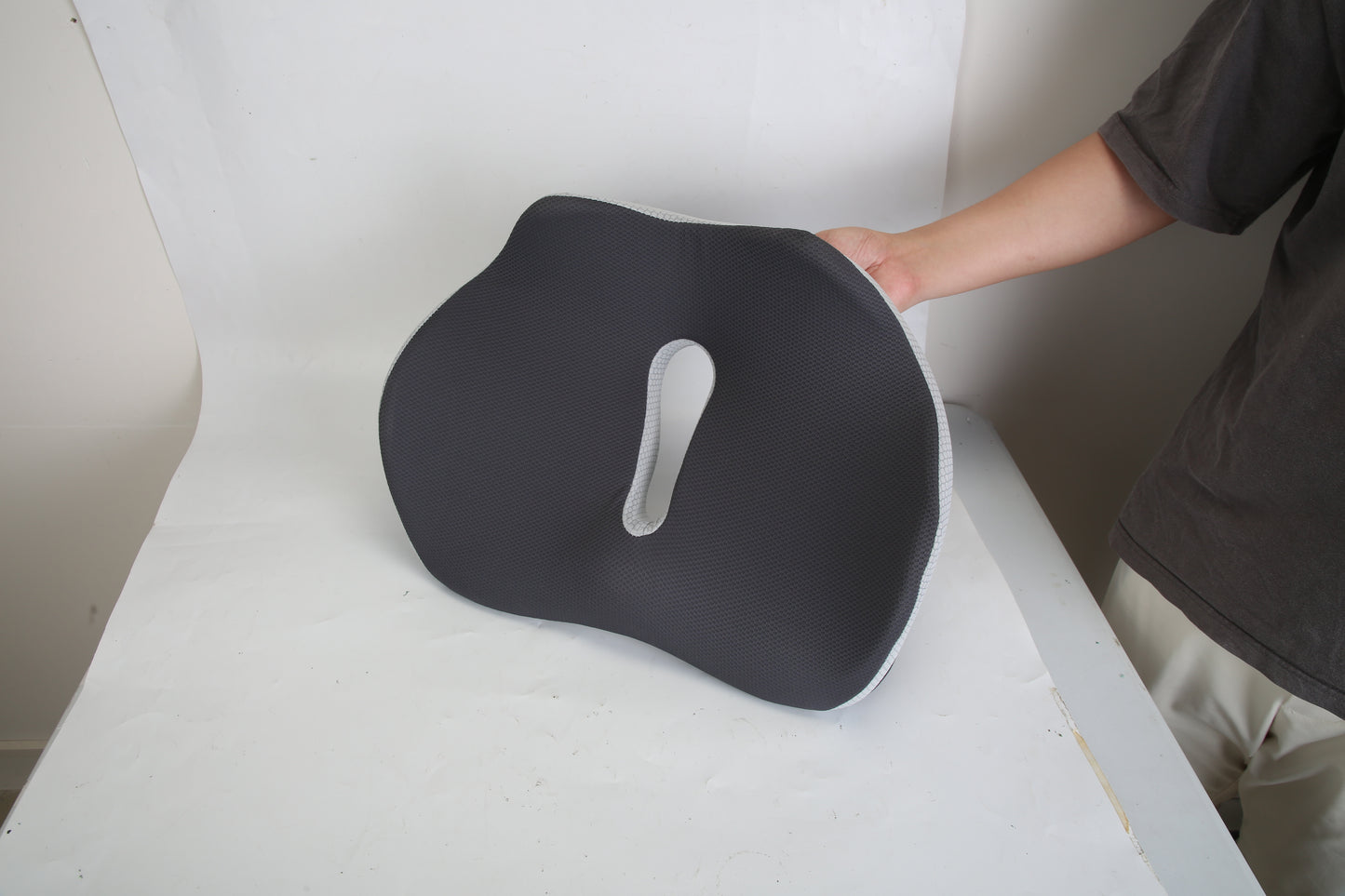 Memory Foam Seat Cushion – Sciatica & Pain Relief, Washable Cover