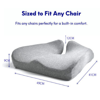 Car Seat Memory Foam Office Ergonomic Chair Cushion